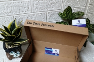 Hộp giấy carton đựng giày cho thương hiệu Shu Store Footwear 